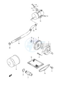 VZ800 (E3-E28) MARAUDER drawing OIL PUMP   FUEL PUMP