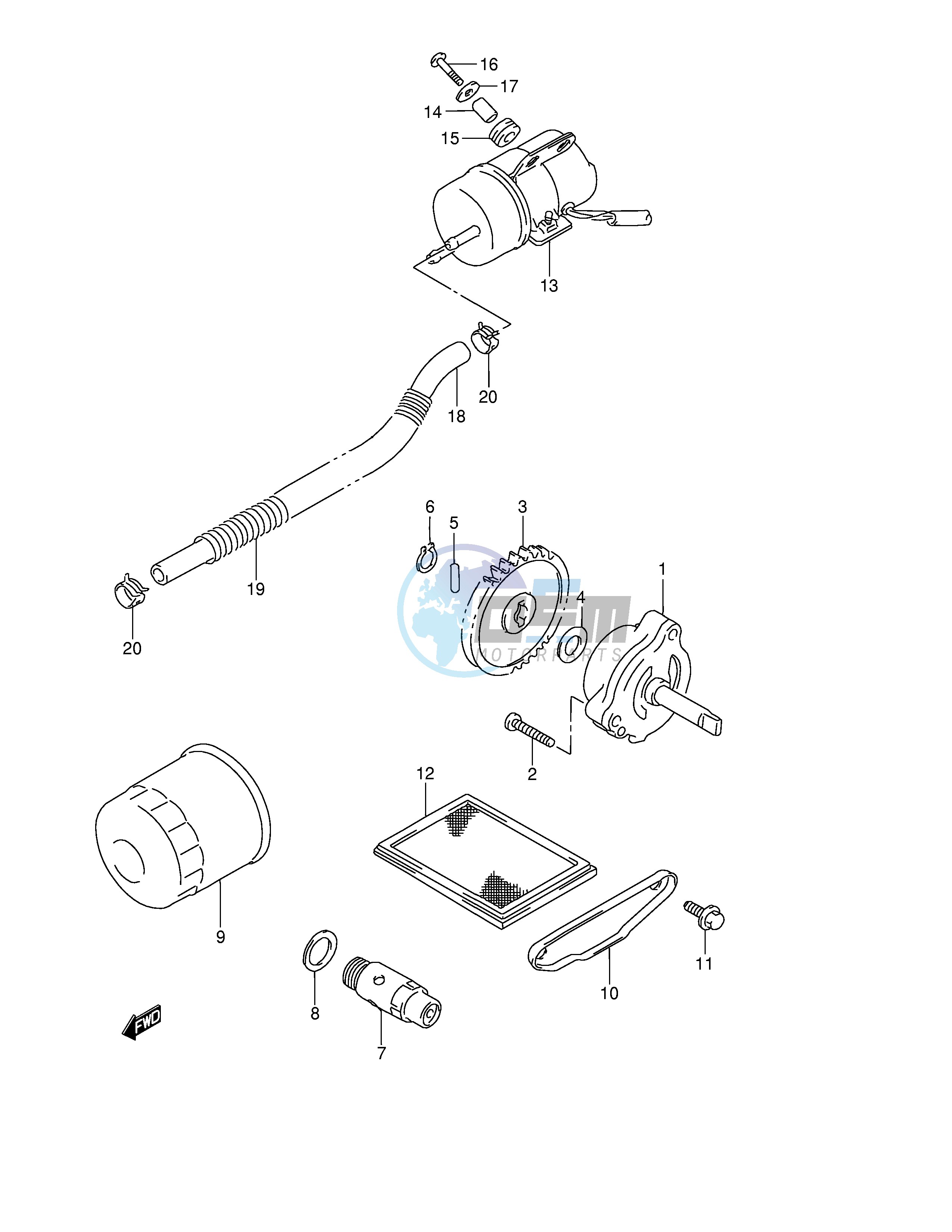 OIL PUMP   FUEL PUMP