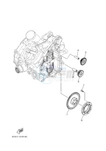 YFM700FWBD YFM70KPHH KODIAK 700 EPS HUNTER (2SMF) drawing STARTER CLUTCH