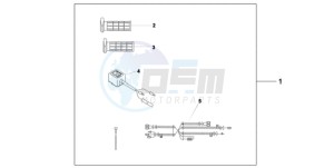 CBF600NA9 Europe Direct - (ED / ABS) drawing HEATED GRIPS