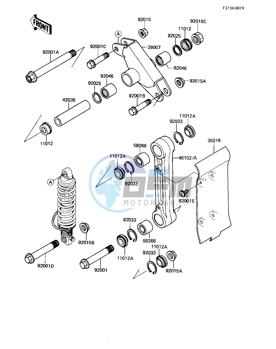 REAR SUSPENSION -- 83 A1- -