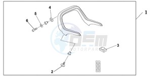 GL18009 France - (F / CMF) drawing SPOILER ACCENT TR