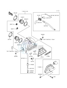 EN 500 C [VULCAN 500 LTD] (C1-C5) [VULCAN 500 LTD] drawing AIR CLEANER