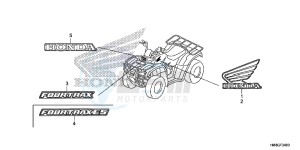 TRX250TEE FOURTRAX RECON ES Europe Direct - (ED) drawing MARK