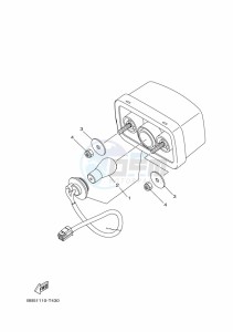 YFM450FWB KODIAK 450 (BJ5K) drawing TAILLIGHT