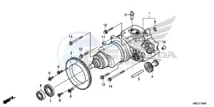 TRX500FPAE TRX500FPA Europe Direct - (ED) drawing HONDAMATIC