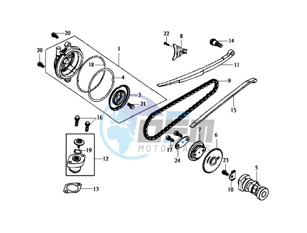 CYLINDER HEAD COVER / CAMSHAFT CHAIN