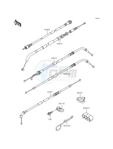 ZX 600 D [NINJA ZX-6] (D1) [NINJA ZX-6] drawing CABLE