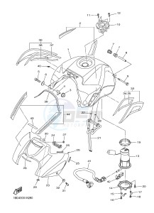 FZ8-S ABS FZ8 FAZER (ABS) 800 (1BD5 1BD7) drawing FUEL TANK