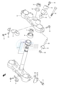 RMX250 (E28) drawing STEERING STEM