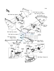 ZZR1400 ZX1400A6F FR GB XX (EU ME A(FRICA) drawing Turn Signals