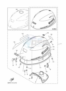 F25DMHL drawing TOP-COWLING