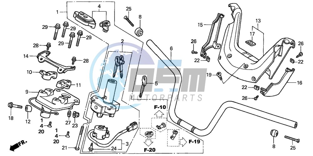 HANDLE PIPE/HANDLE COVER (NSS2502)