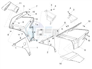 RSV4 1100 RACING FACTORY E4 ABS (NAFTA) drawing Side fairing