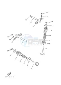 YFM250R RAPTOR 250 (33B7) drawing VALVE