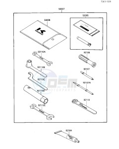 KXF 250 A [TECATE 4] (A1-A2) [TECATE 4] drawing OWNERS TOOLS