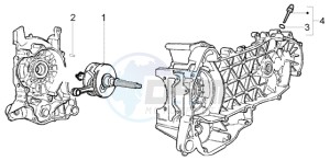 X9 250 Evolution drawing Crankshaft