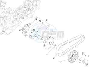 946 150 4T 3V ABS (NAFTA, APAC) AU, CN, JP, RI, TW, USA) drawing Driving pulley