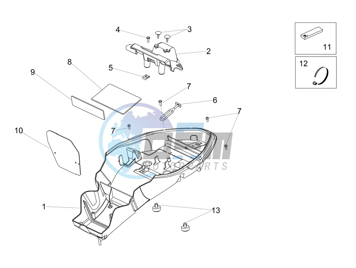 Saddle compartment