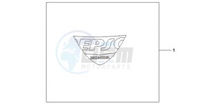 CBR1000RAA Europe Direct - (ED / ABS HRC) drawing EPSO STICKER FIREBLADE WS