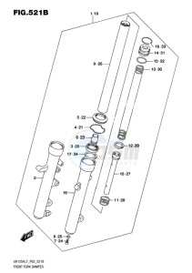 UH125 ABS BURGMAN EU drawing FRONT FORK DAMPER