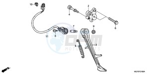 CBR1000RRE Fireblade 2ED drawing STAND