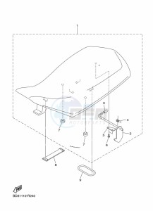 YFM90R (BD3F) drawing SEAT