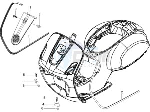 LX 50 2T drawing Front shield