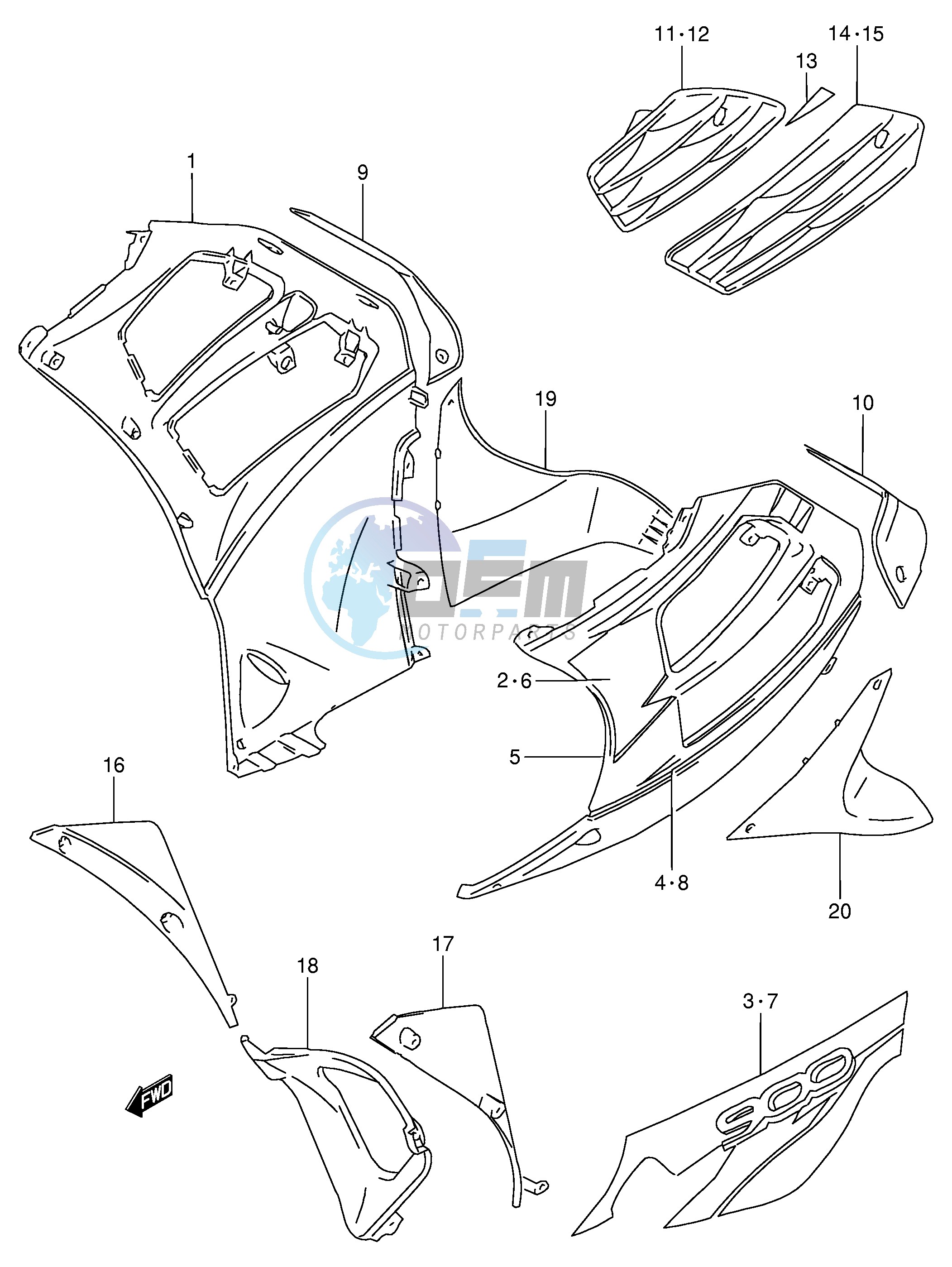 UNDER COWLING BODY (MODEL T)