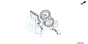 VT750CA9 UK - (E / MKH ST) drawing METER