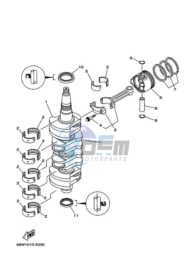 CRANKSHAFT--PISTON