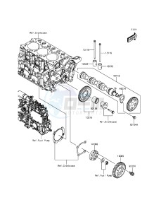 MULE PRO-DX KAF1000EGF EU drawing Valve(s)/Camshaft(s)