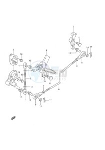 DF 25 drawing Throttle Control Non-Remote Control