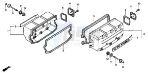 GL1500SE GOLDWING SE drawing CYLINDER HEAD COVER