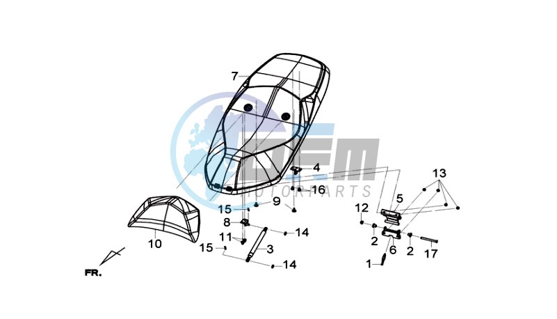 BUDDYSEAT / REAR LUGGAGE FRAME /