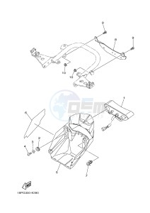 YFZ450R YFZ450RD (18PS 18PP) drawing TAILLIGHT