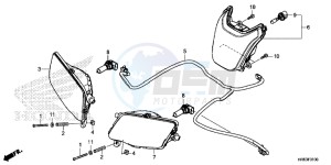 TRX500FA6G TRX500FA Australia - (U) drawing HEADLIGHT