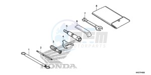 NSS125ADF Forza 125 - NSS125AD UK - (E) drawing TOOLS