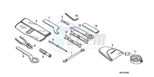 CBR600RRA Australia - (U) drawing TOOLS