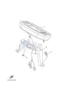 YFM450FWA YFM45FGB GRIZZLY 450 IRS AUSTRIA drawing METER