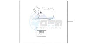 CBR1000RA9 Europe Direct - (ED / ABS TRI) drawing INDOOR BODY COVER HRC