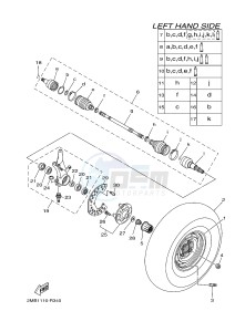 YXE700E YXE70WPHG WOLVERINE R-SPEC EPS HUNTER (2MB7) drawing FRONT WHEEL