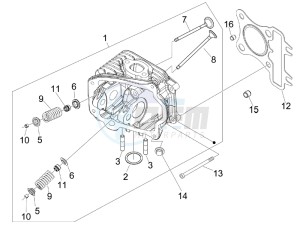 LX 125 4T drawing Head unit - Valve