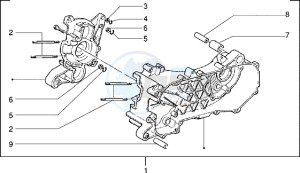 Zip 50 fast rider RST drawing Crankcase