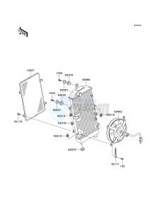 VN 900 B [VULCAN 900 CLASSIC] (6F-9F) B8F drawing RADIATOR