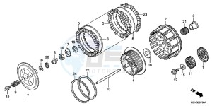 CRF450RC drawing CLUTCH