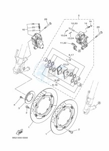 MT-09 MTN850-A (BS2M) drawing FRONT BRAKE CALIPER