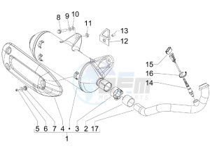 Beverly 250 Tourer (USA) USA drawing Silencer