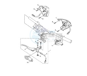 HW XENTER 150 drawing HANDLE SWITCH