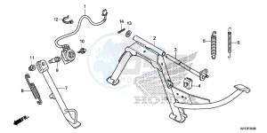 SH125D SH125i UK - (E) drawing STAND